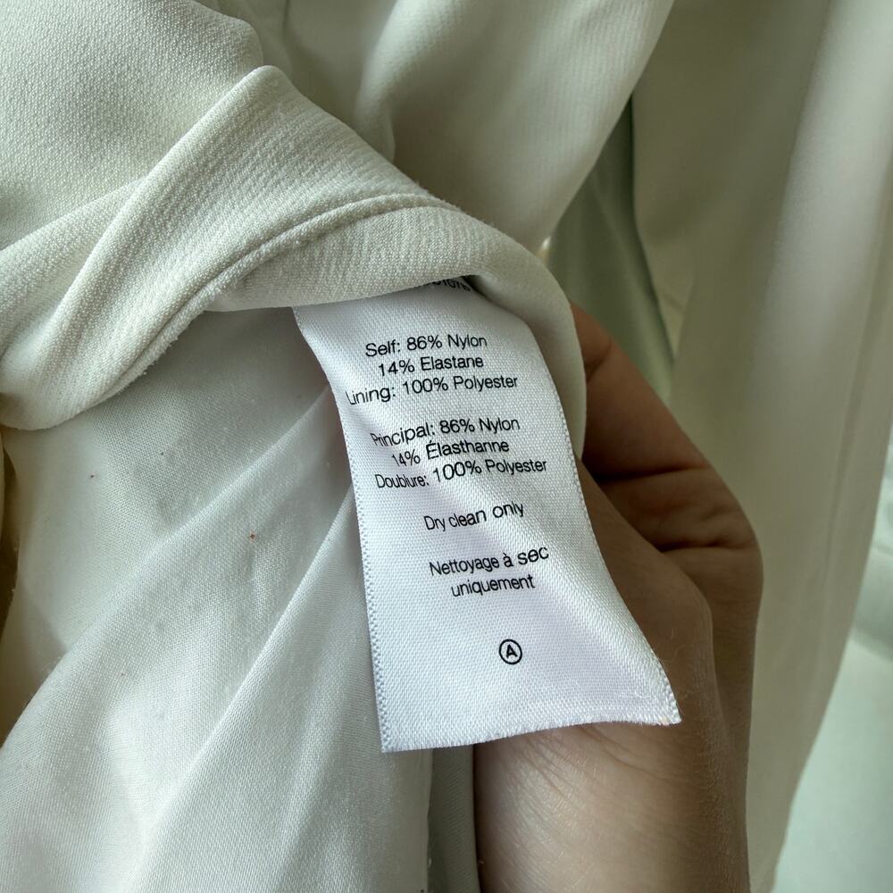 Veronica Beard Scuba Blazer Jacket White - Picture 6 of 7